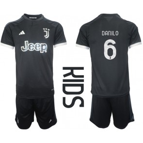 Maillot de foot Juventus Danilo Luiz #6 Troisième enfant 2023-24 Manches Courte (+ pantalon court)